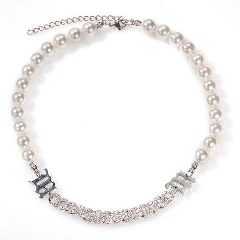 Icy Chain Pearl necklace